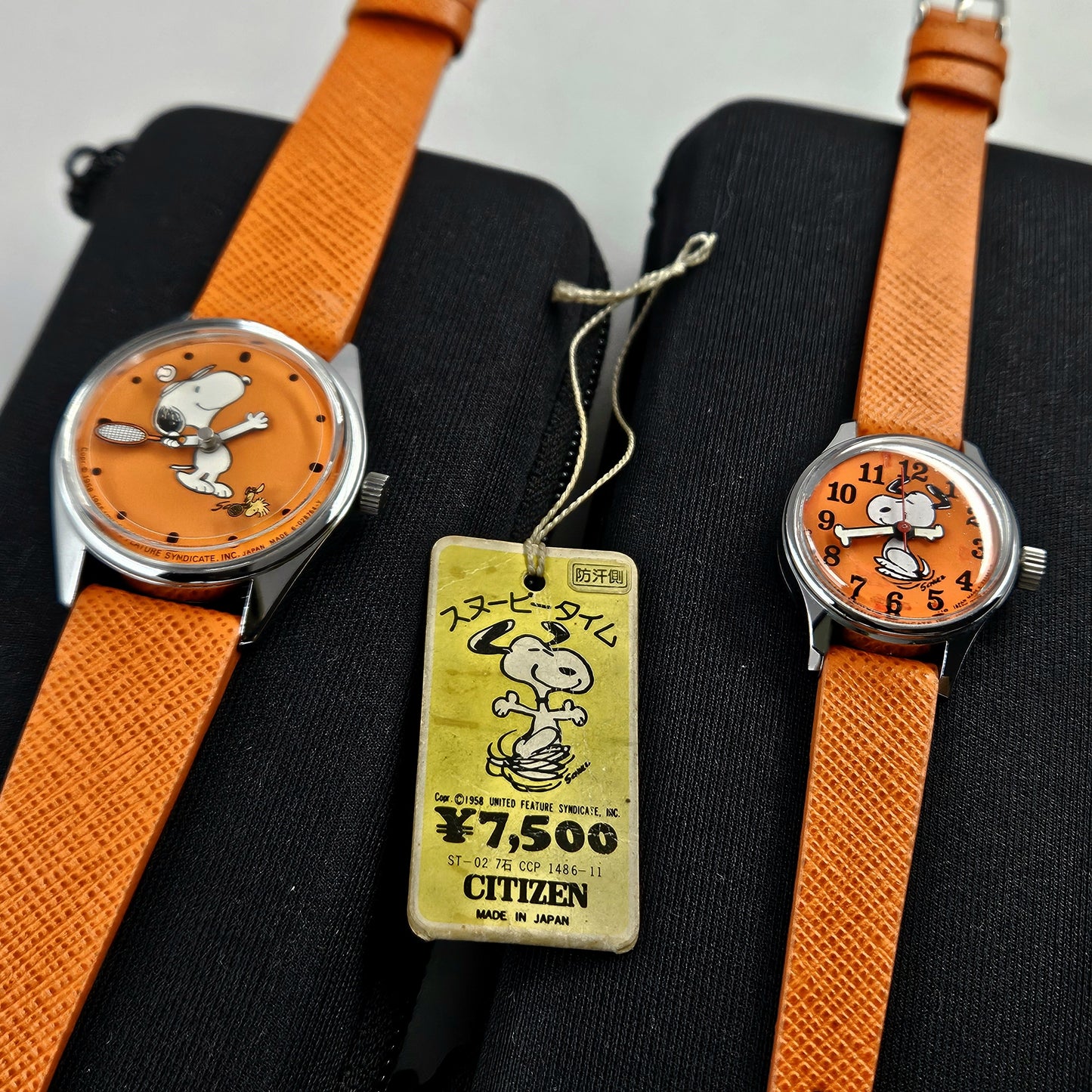 Citizen Snoopy Pair Watches 6-028764-Y & 6-233567-Y