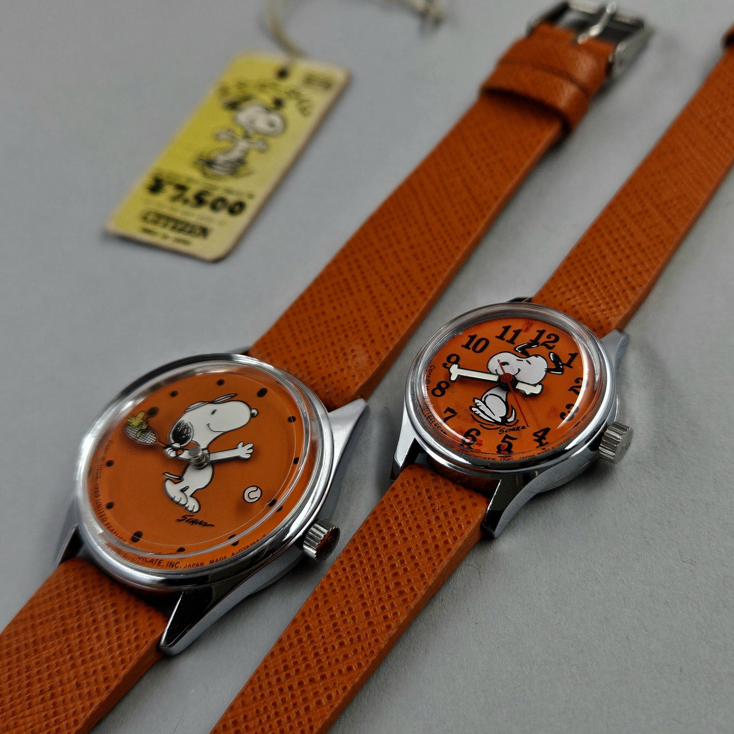Citizen Snoopy Pair Watches 6-028764-Y & 6-233567-Y