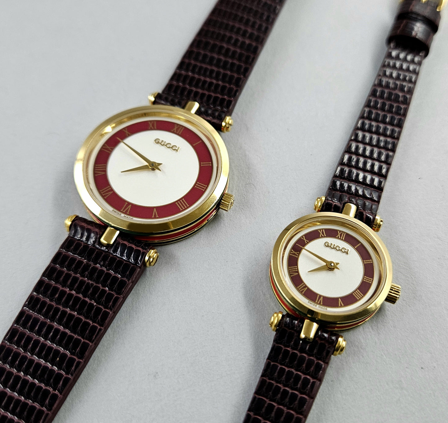 Gucci Vintage Pair Watches