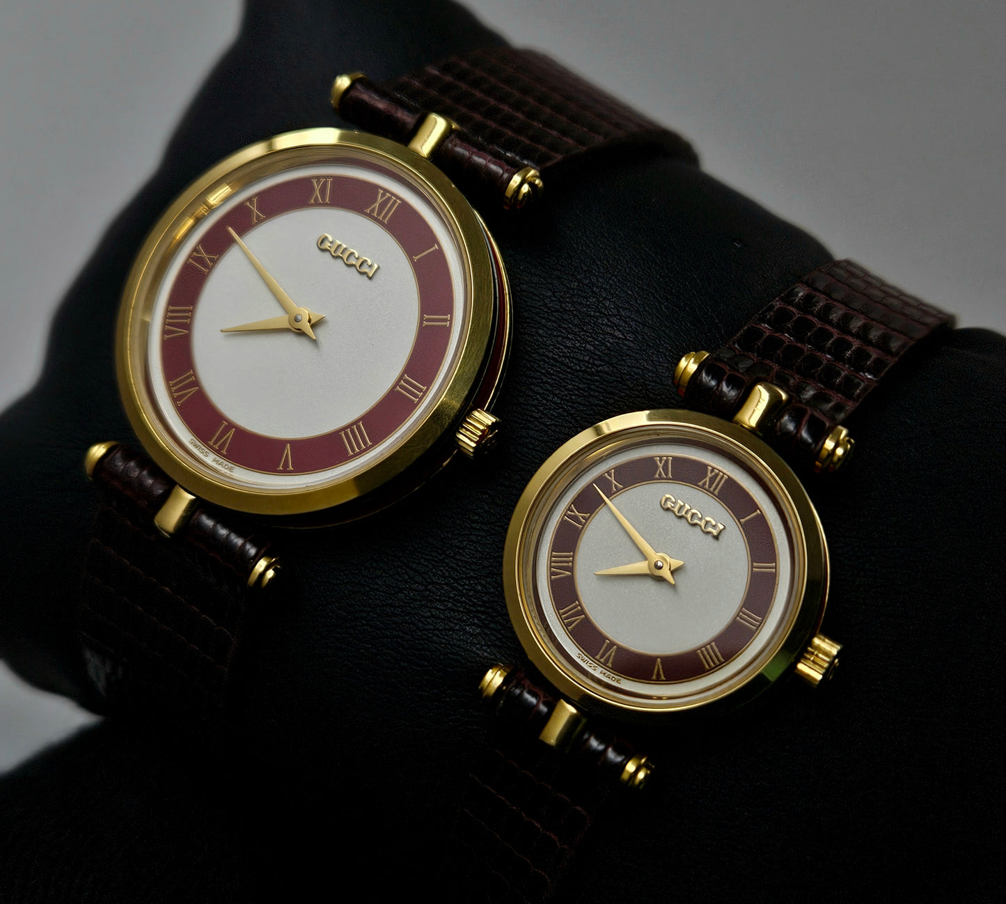 Gucci Vintage Pair Watches