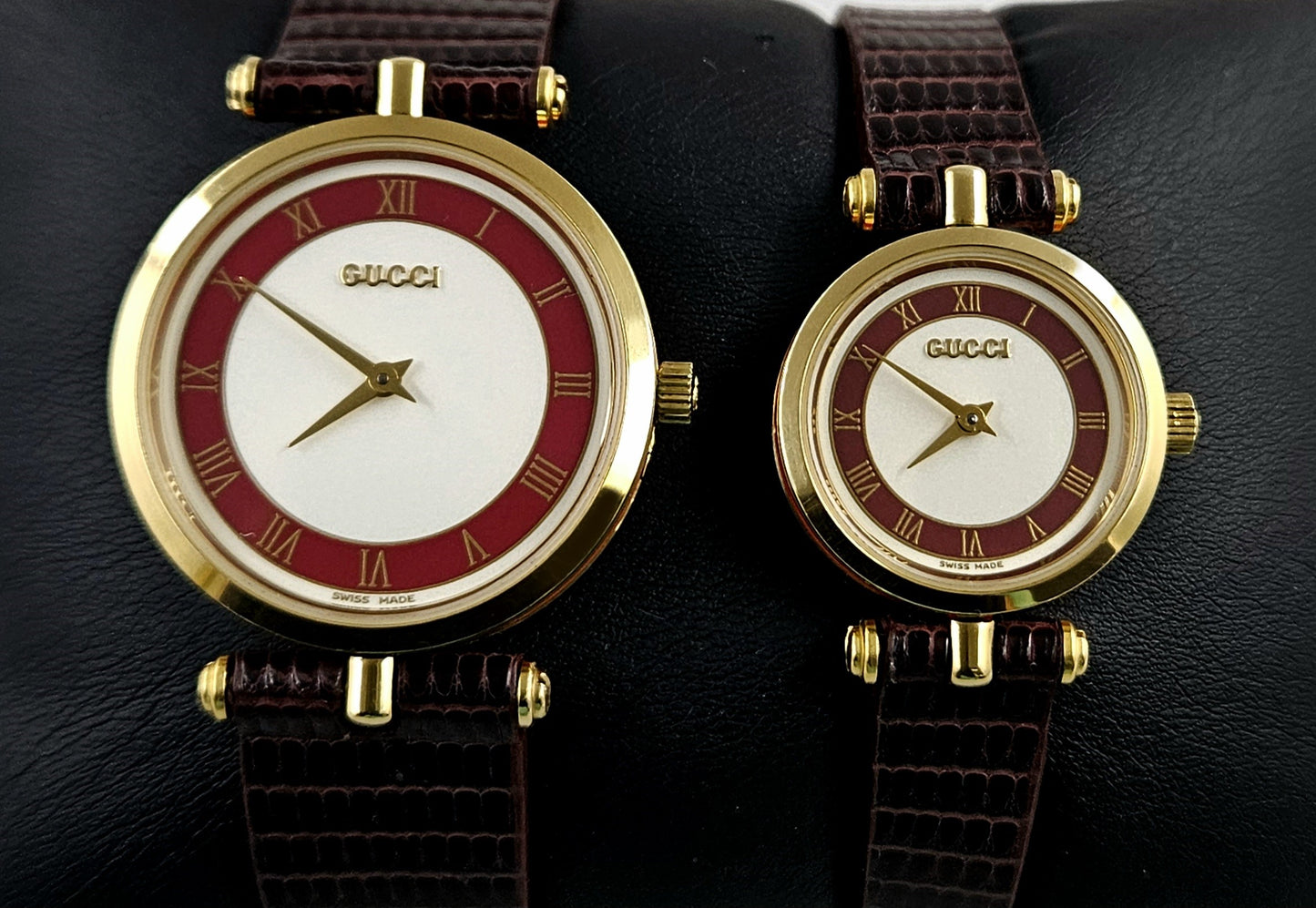 Gucci Vintage Pair Watches