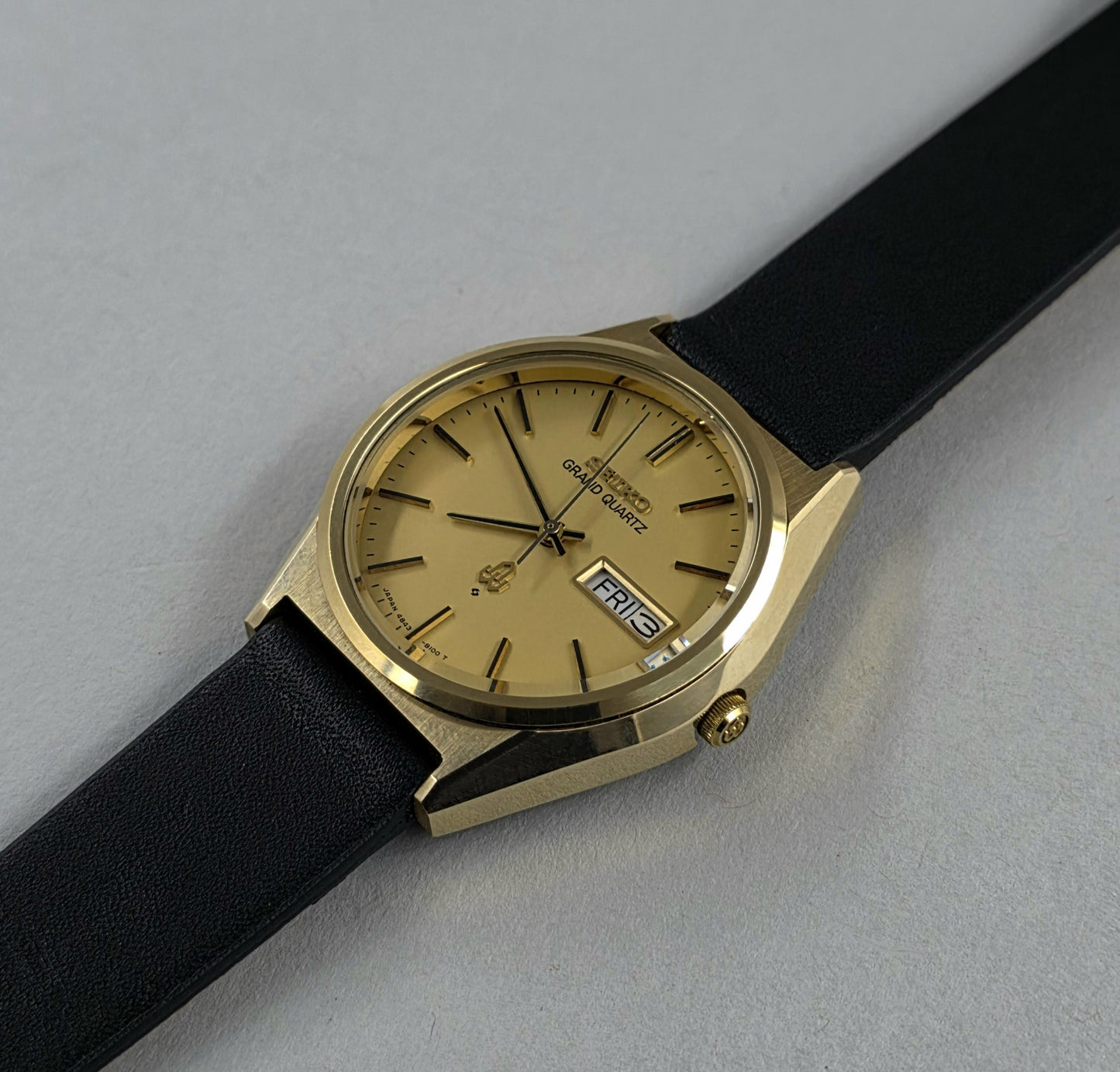 Seiko Grand Quartz 4843-8110 Cap Gold