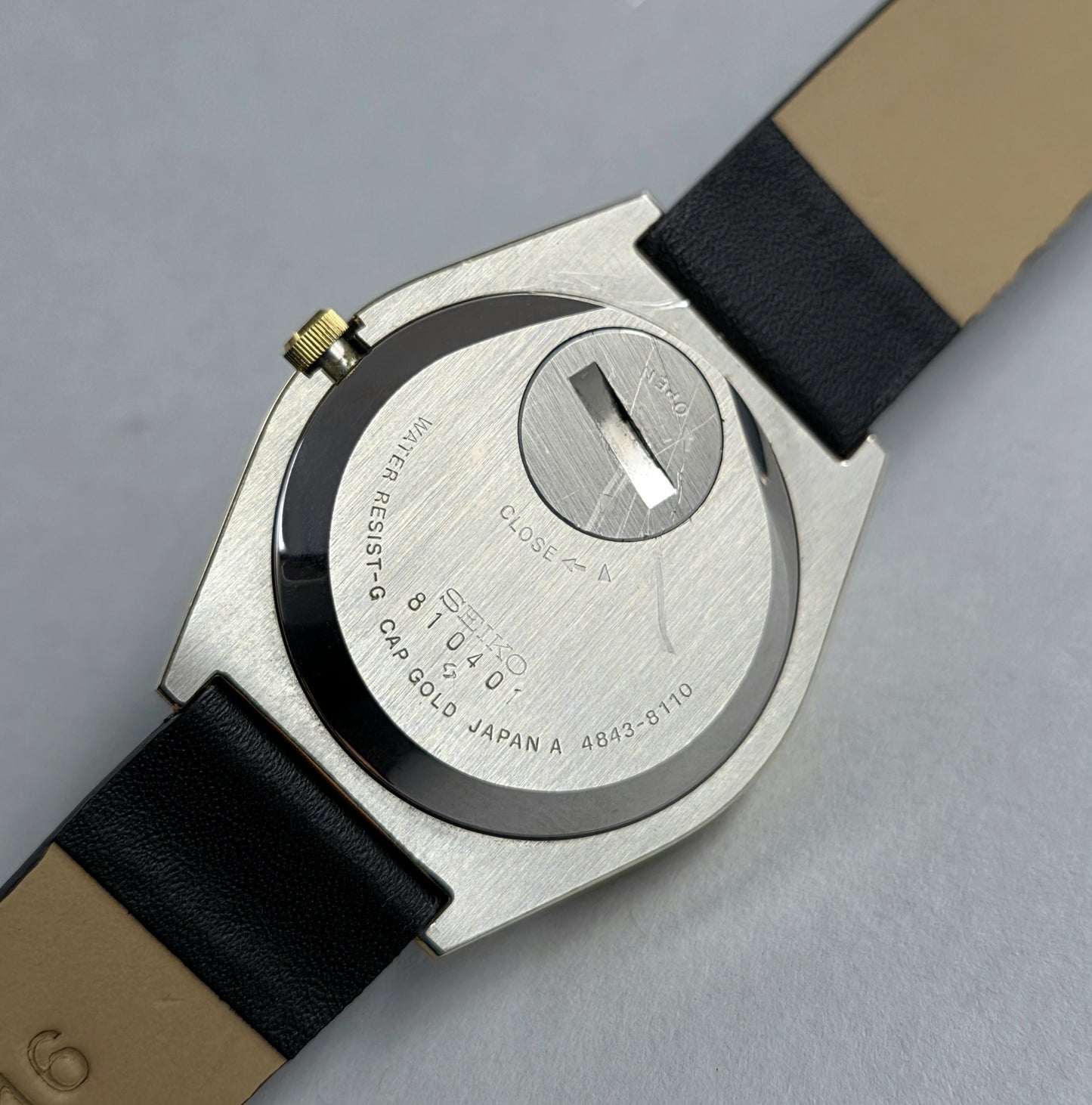 Seiko Grand Quartz 4843-8110 Cap Gold