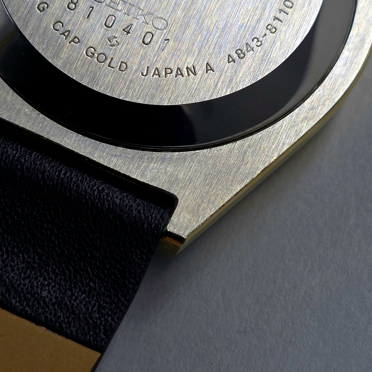 Seiko Grand Quartz 4843-8110 Cap Gold