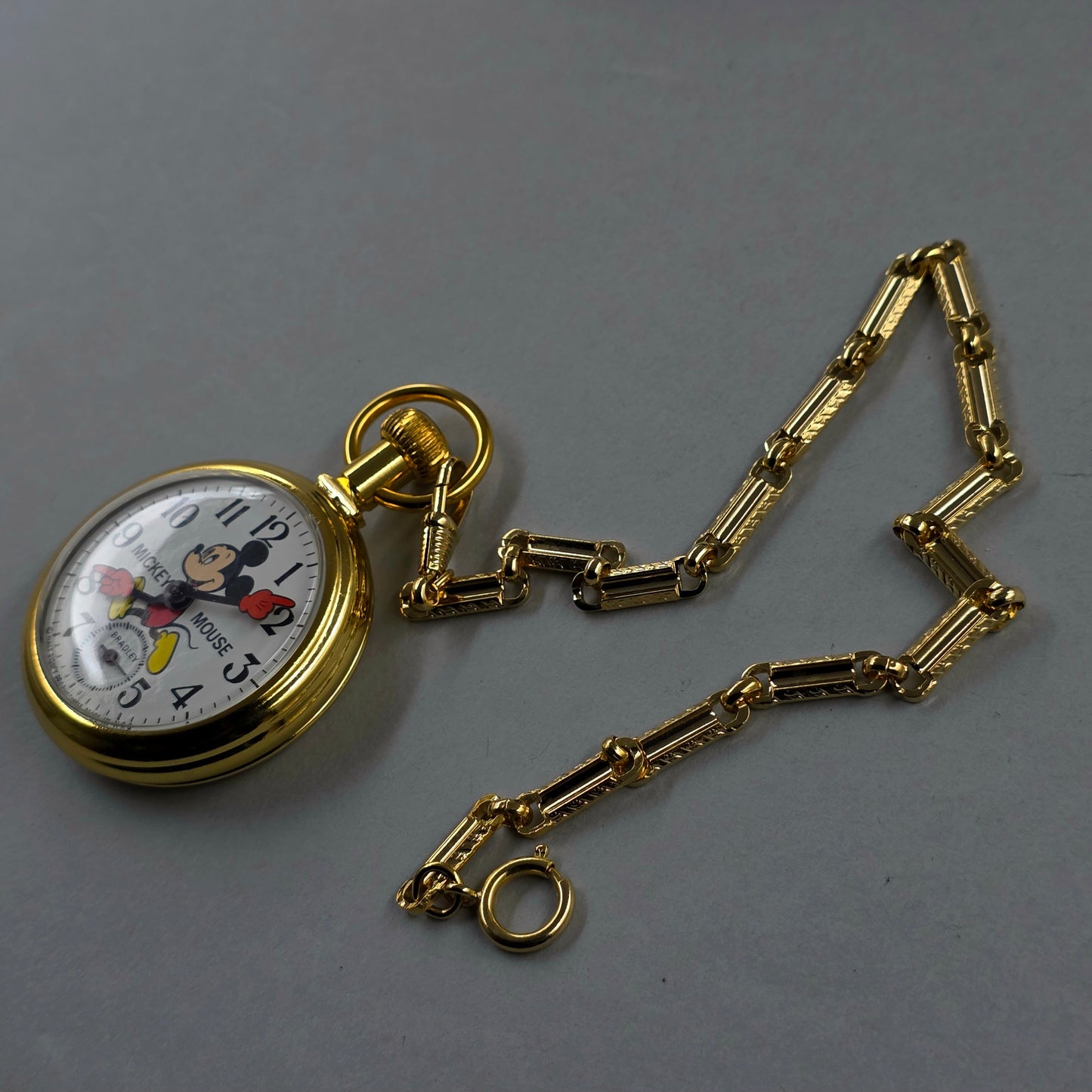 Bradley Mickey Mouse Pocket Watch