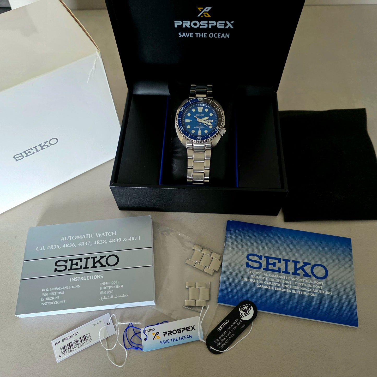 Seiko Prospex "Save The Ocean" 4R36-07D0