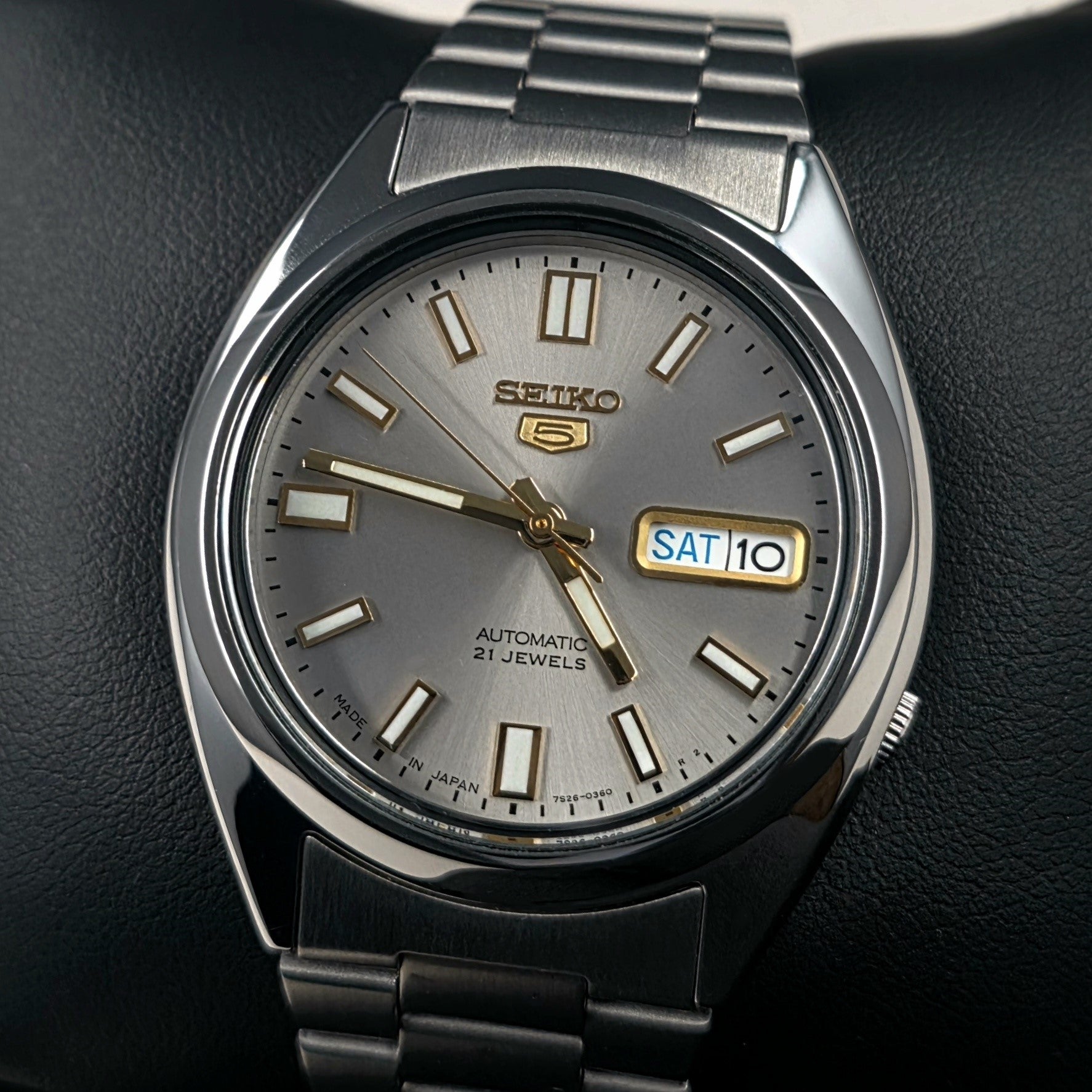 Seiko 5 Automatic 7S26-0480 Grey – Turgay's Watches