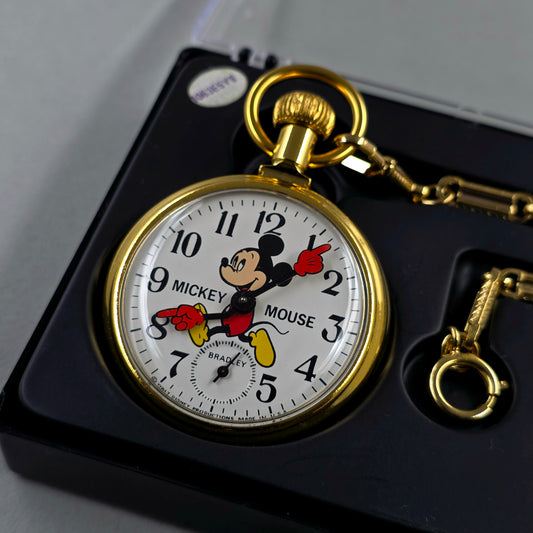 Bradley Mickey Mouse Pocket Watch
