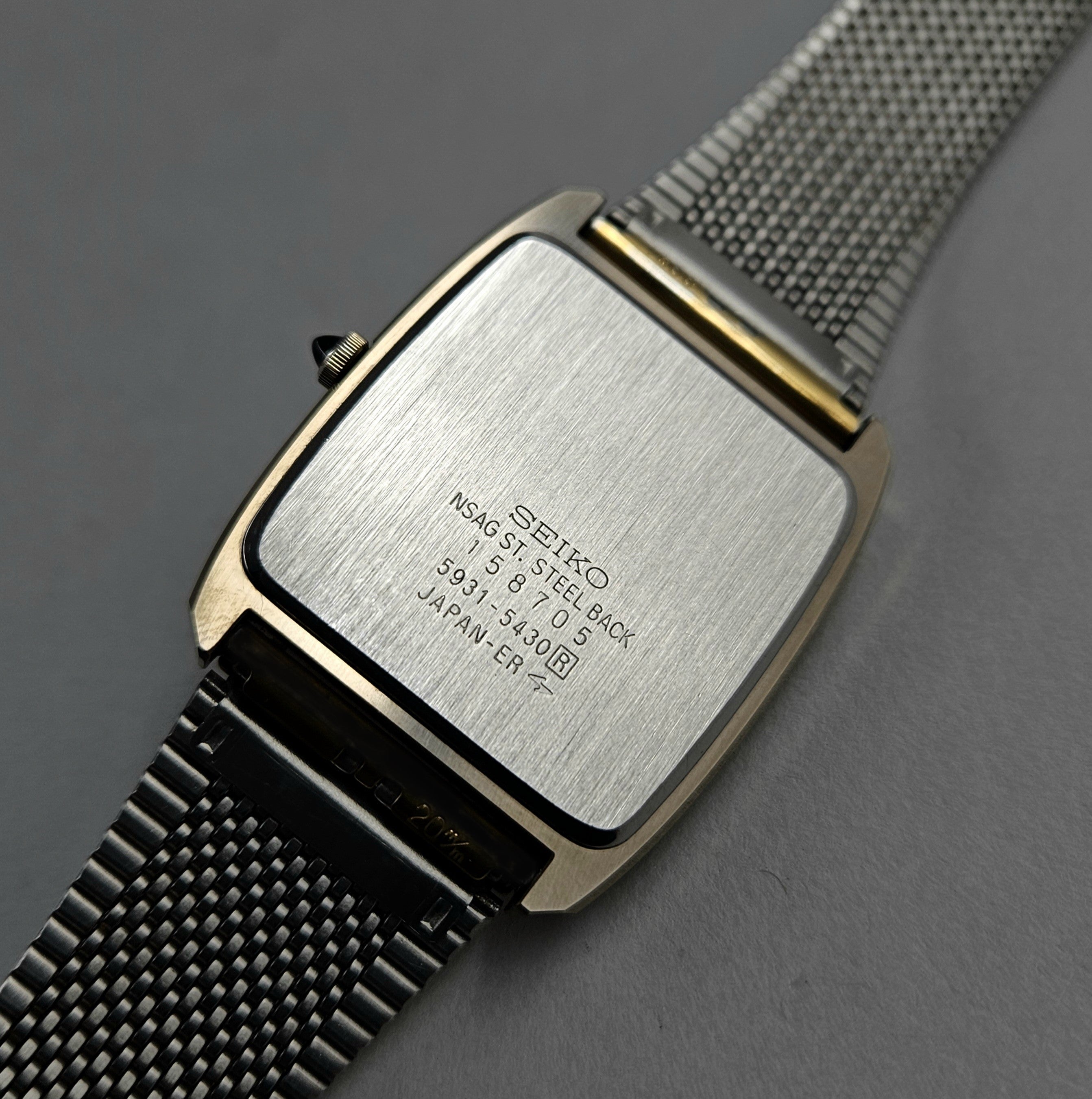 Vintage SEIKO 5931-5430 超硬合金 レクタンギュラー型 Seiko Dolce 5931-5430 – Turgay's Watches