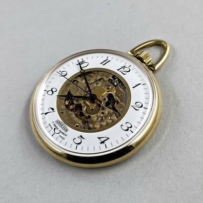 Angelus Skeleton Pocket Watch ES95