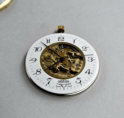 Angelus Skeleton Pocket Watch ES95