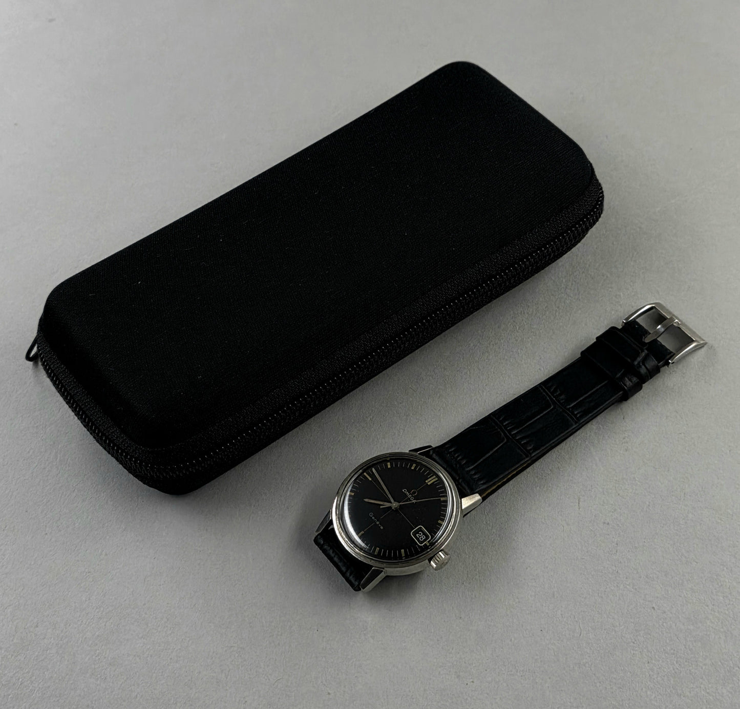 Omega Genève 131.019 Crosshair Dial