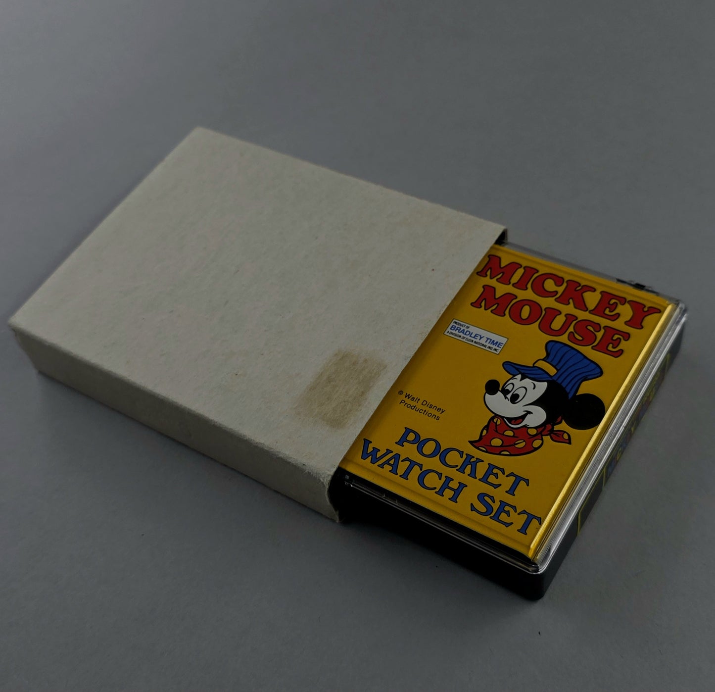 Bradley Mickey Mouse Pocket Watch