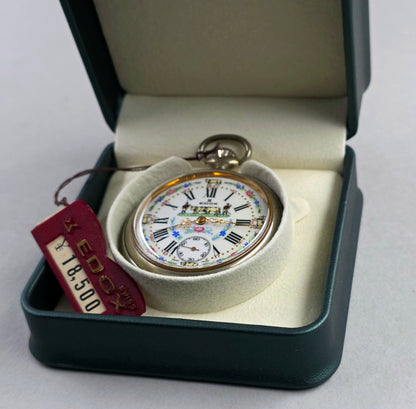 Edox Swiss Pocket Watch – Alpine Cow Dial