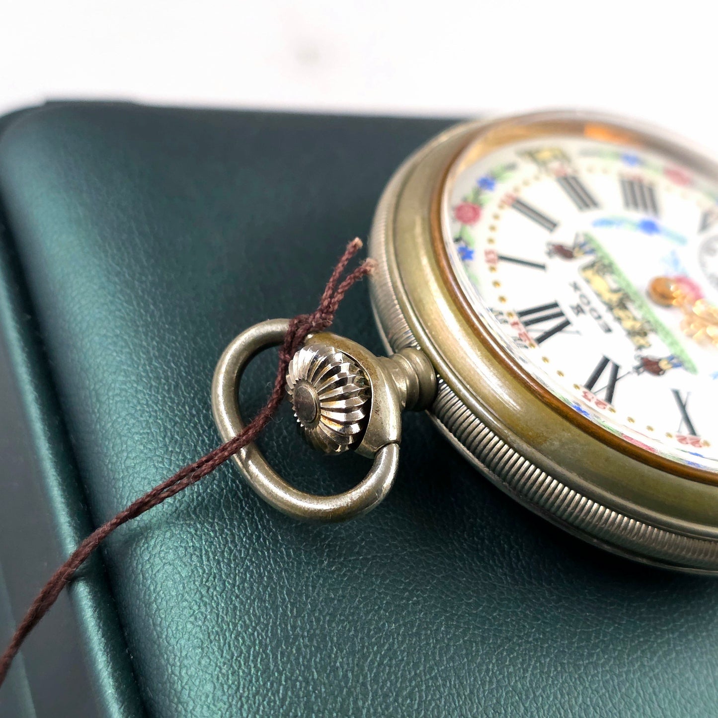 Edox Swiss Pocket Watch – Alpine Cow Dial