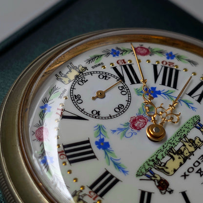 Edox Swiss Pocket Watch – Alpine Cow Dial