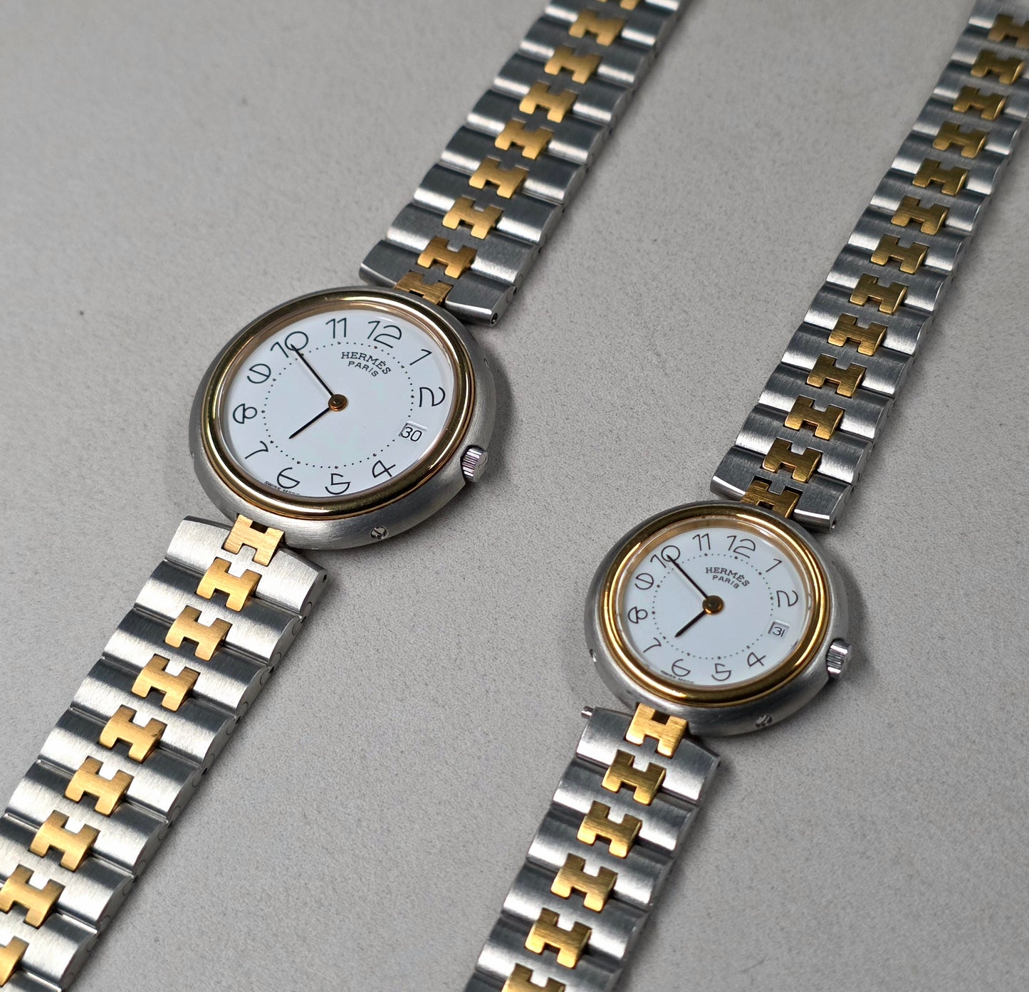 Hermès Profil Couple Watch Set