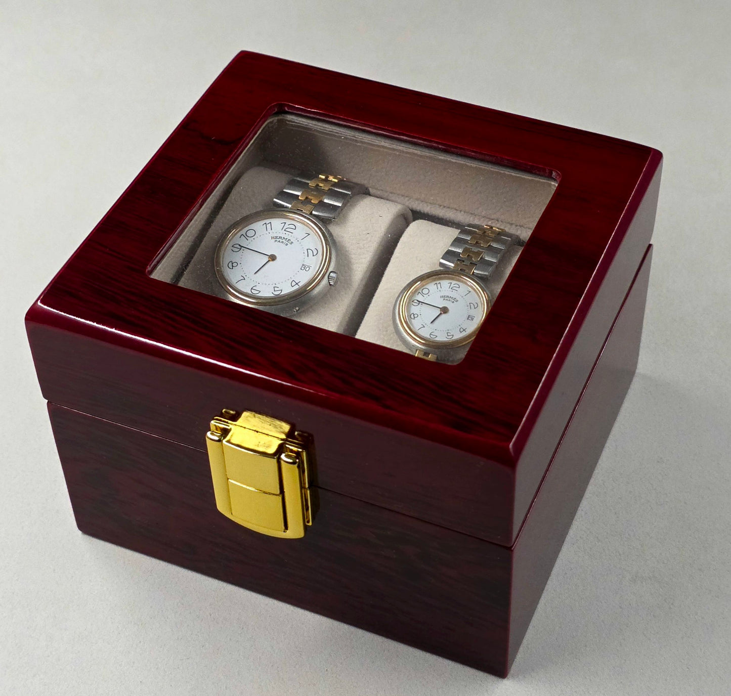 Hermès Profil Couple Watch Set