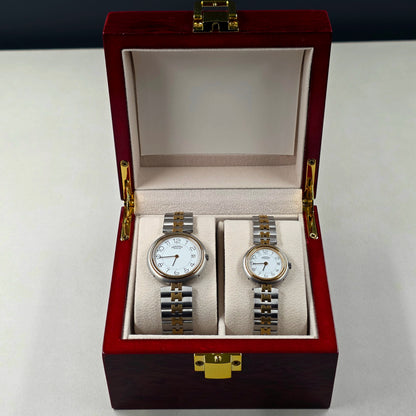 Hermès Profil Couple Watch Set