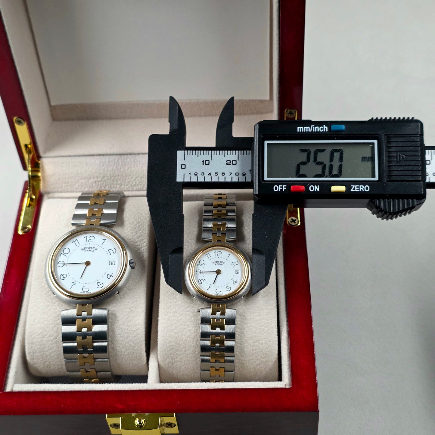 Hermès Profil Couple Watch Set