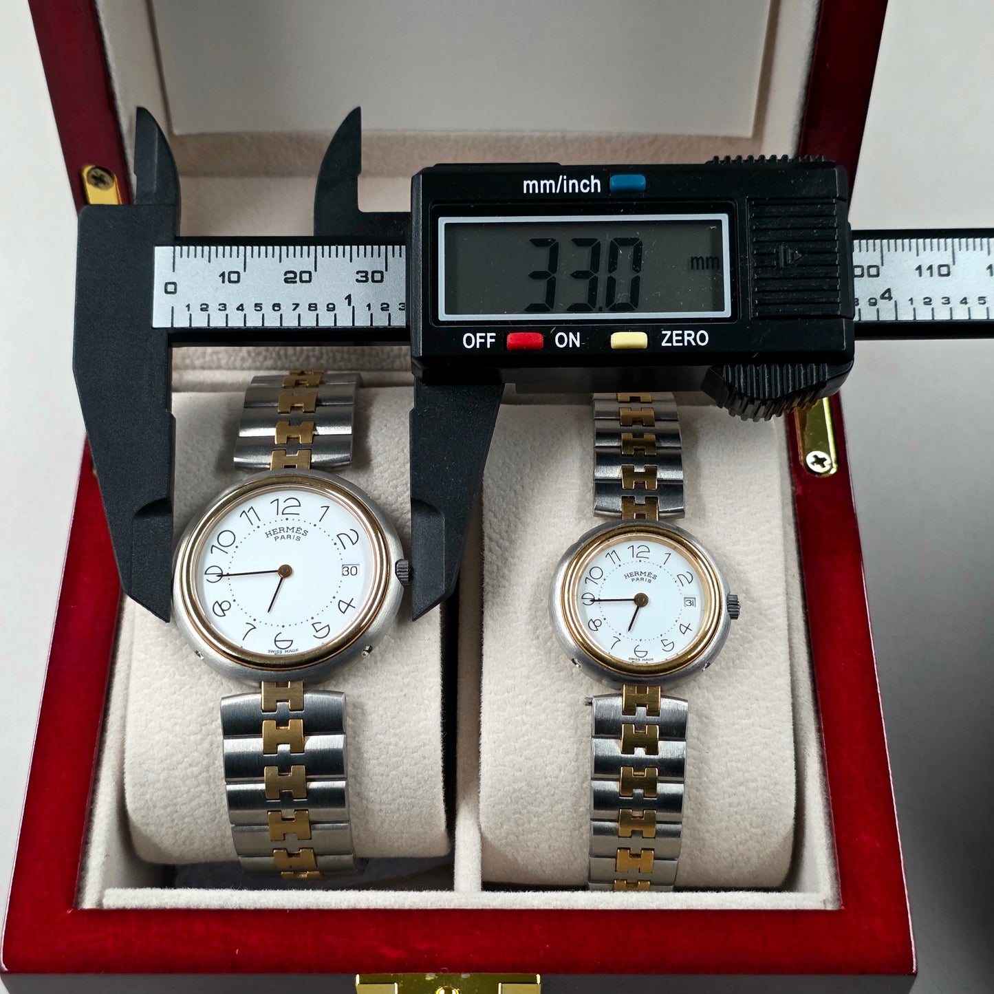 Hermès Profil Couple Watch Set