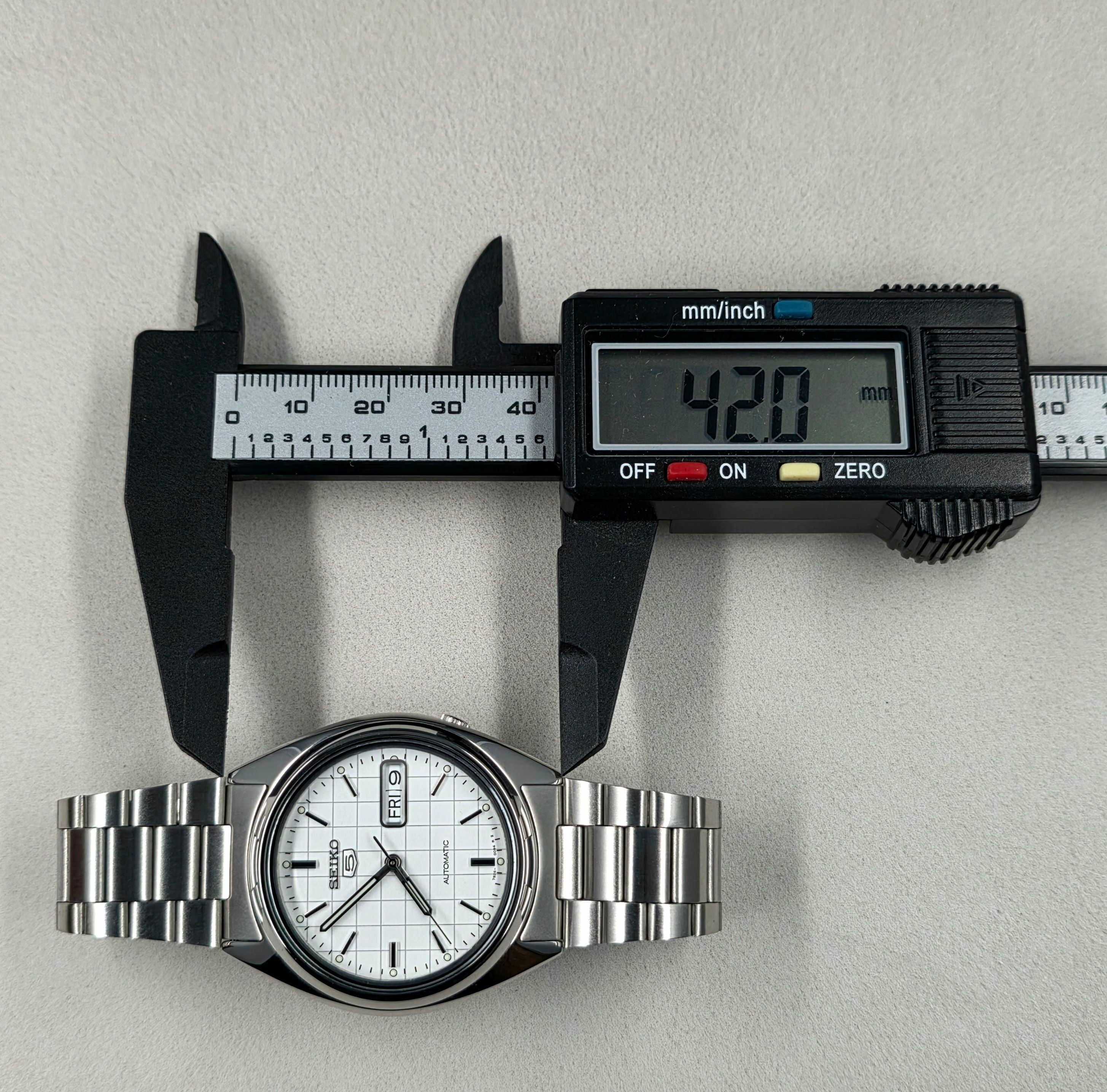 Seiko 5 Automatic 7S26-0480 White – Turgay's Watches