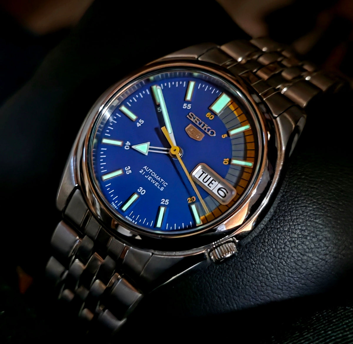 Seiko 5 “Speed Racer” SNK371K1 Ref. 7S26-01V0
