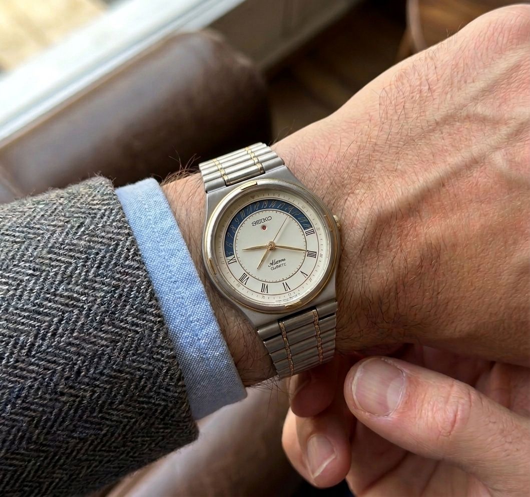 Seiko 5C22-6000 Alarm Quartz