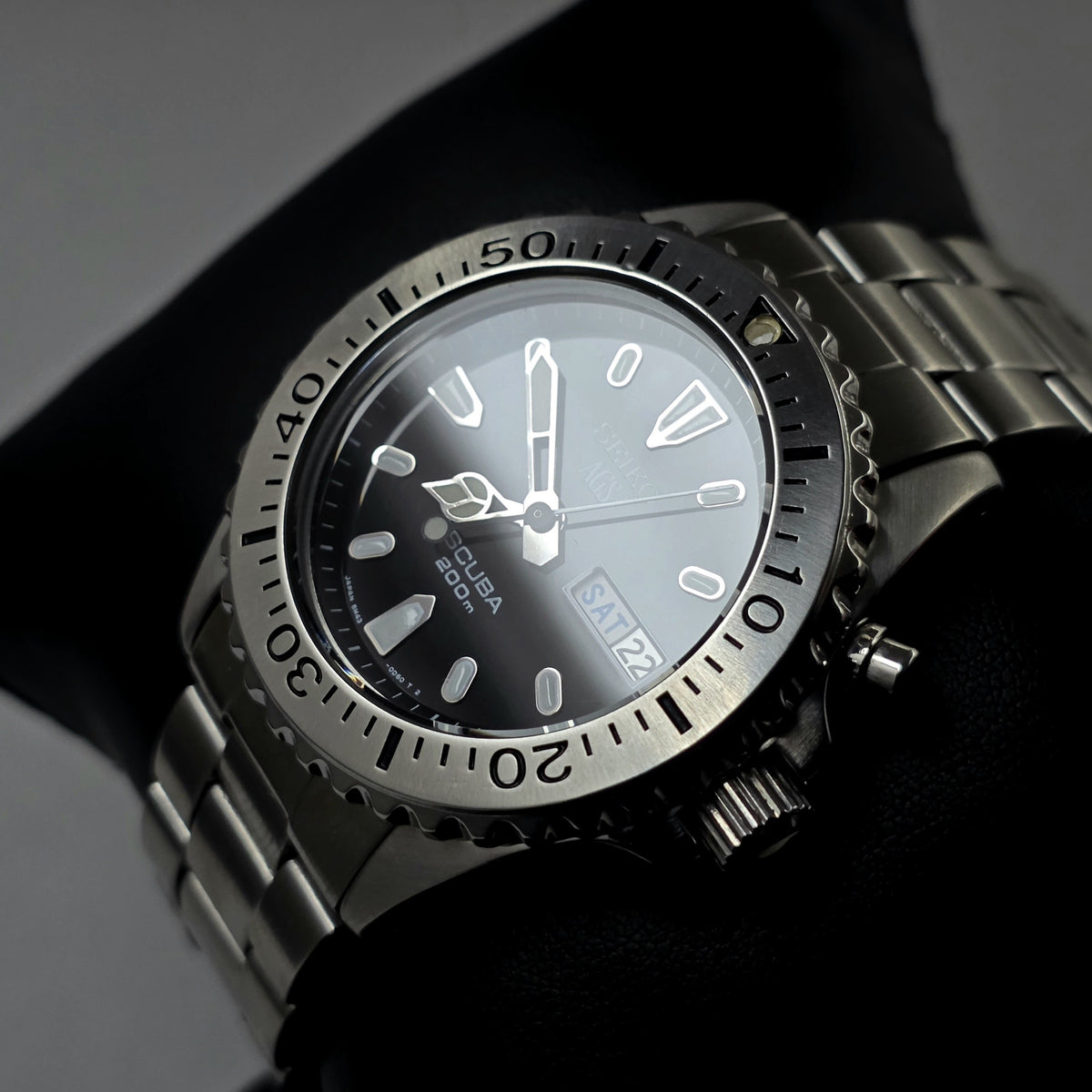 SEIKO AGS ダイバースキューバ 200m防水 5M43-0C50