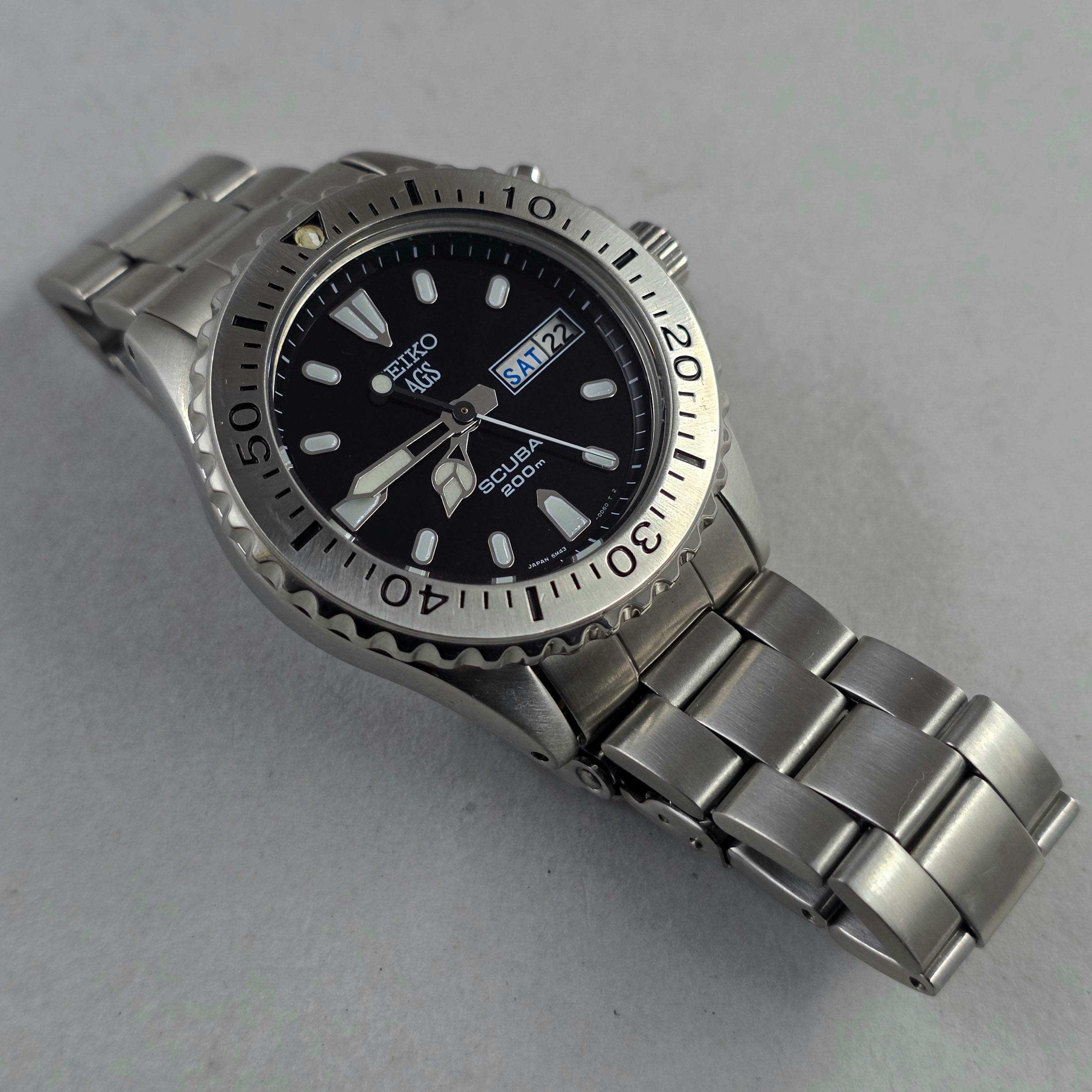 Seiko AGS Scuba Diver - Ref. 5M43-0C50 – Turgay's Watches