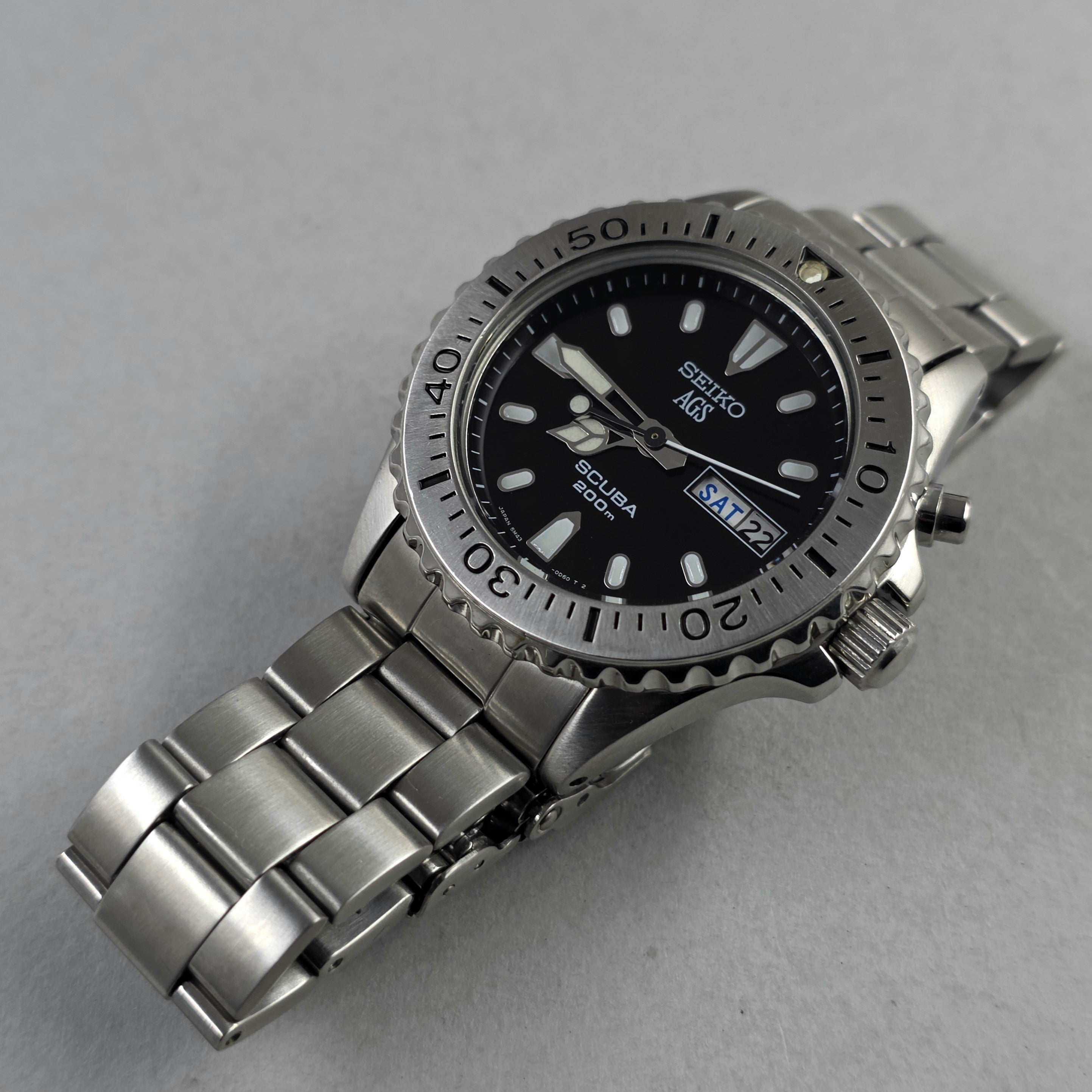 Seiko AGS Scuba Diver - Ref. 5M43-0C50 – Turgay's Watches