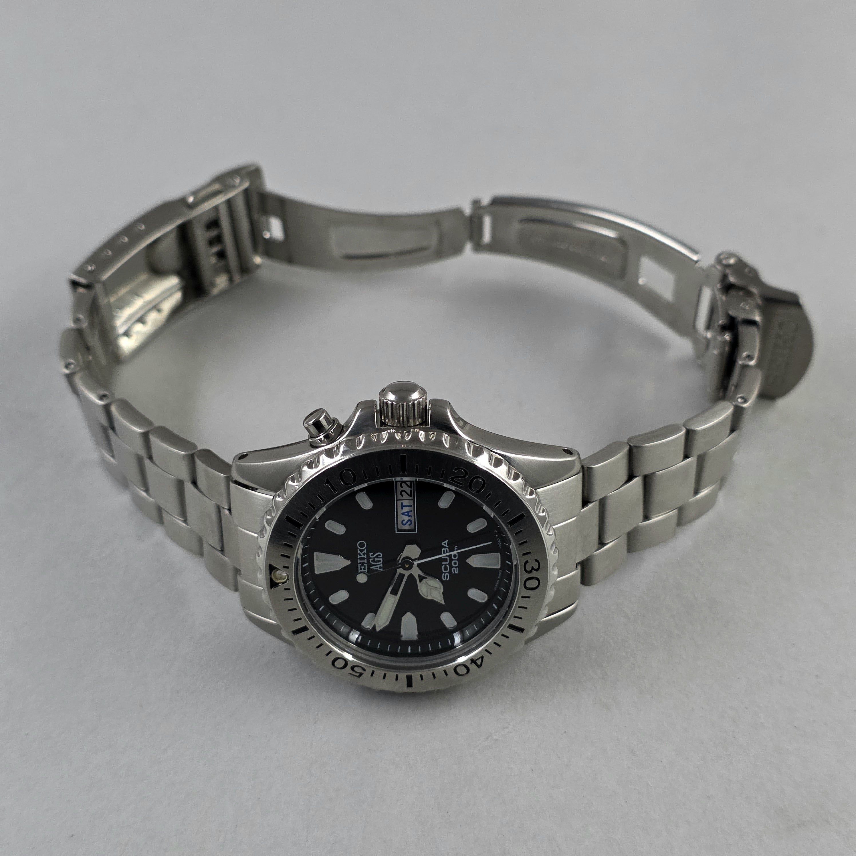 Seiko AGS Scuba Diver - Ref. 5M43-0C50 – Turgay's Watches