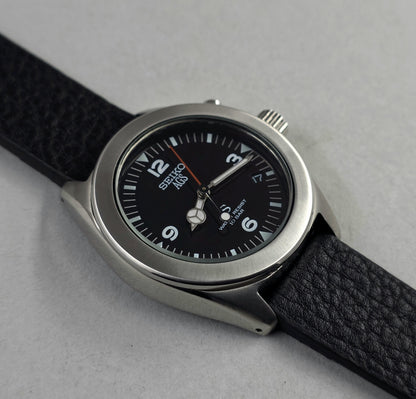 Seiko AGS SUS 5M22-6C30 - Black Dial