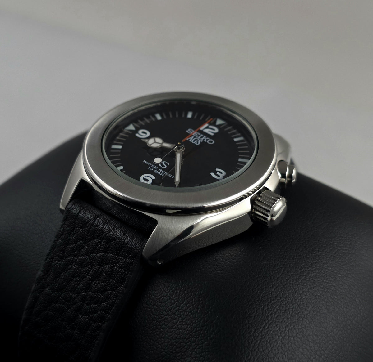 Seiko AGS SUS 5M22-6C30 - Black Dial