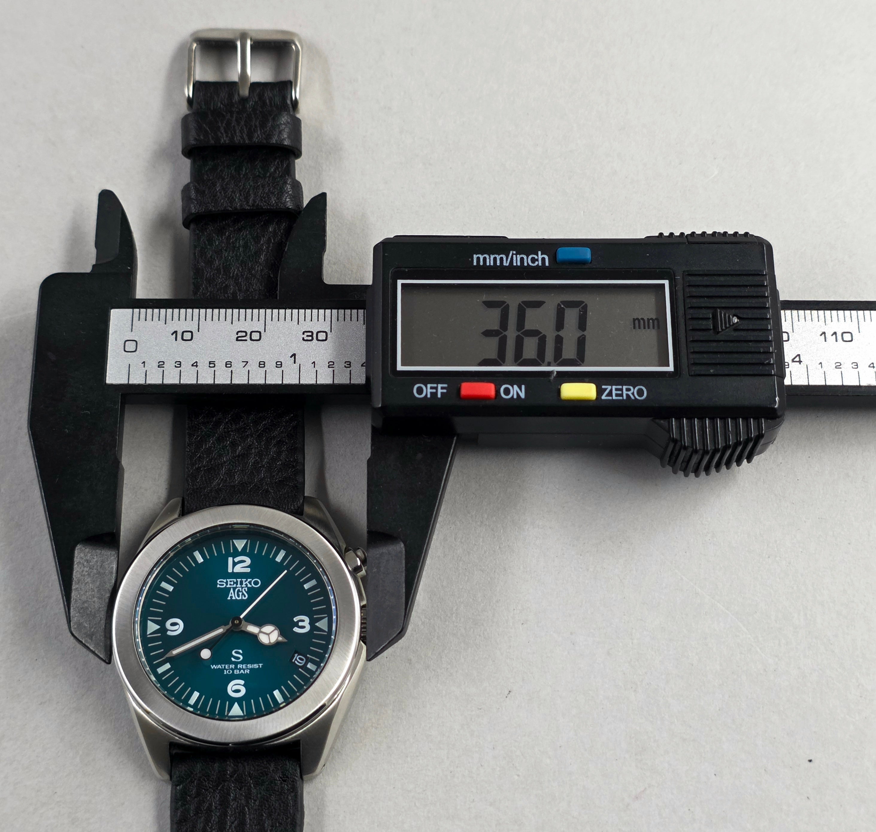 Seiko AGS SUS 5M22-6C30 - A Green-Dialled – Turgay's Watches