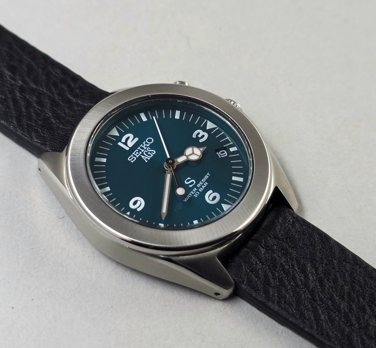 Seiko AGS SUS 5M22-6C30 - Green Dial