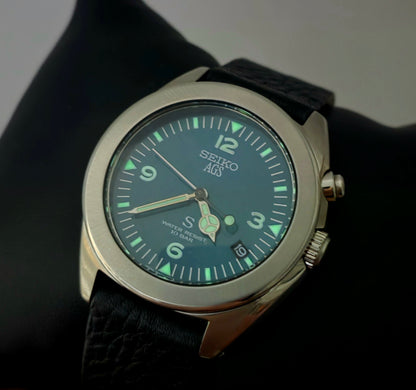 Seiko AGS SUS 5M22-6C30 - Green Dial