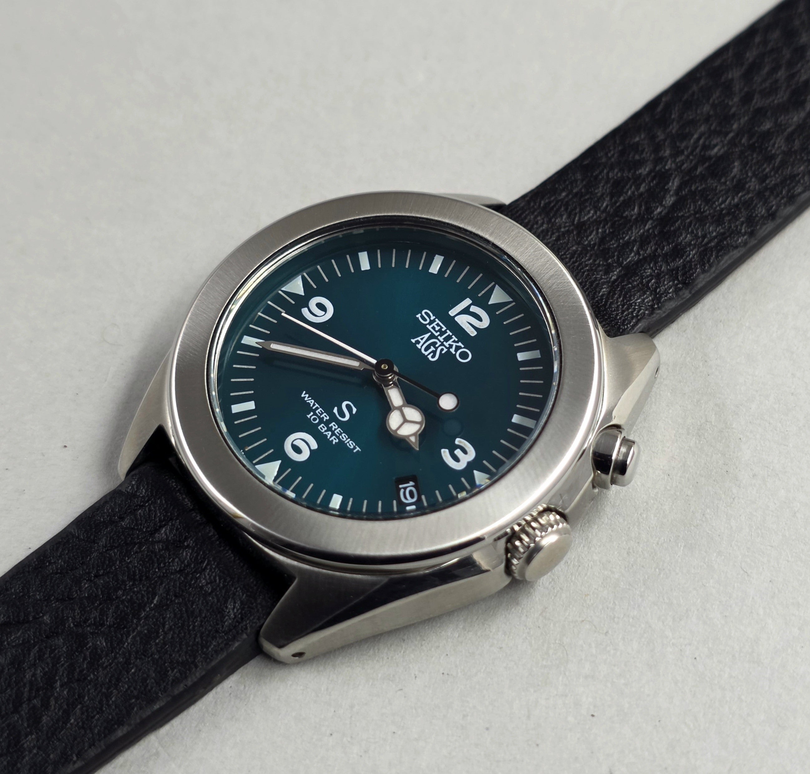 Seiko AGS SUS 5M22-6C30 - A Green-Dialled – Turgay's Watches