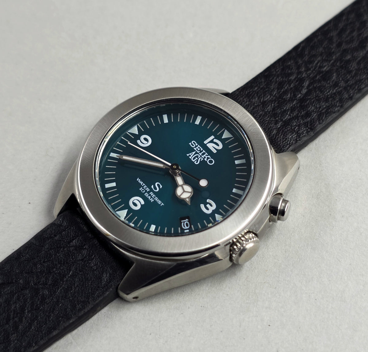 Seiko AGS SUS 5M22-6C30 - Green Dial