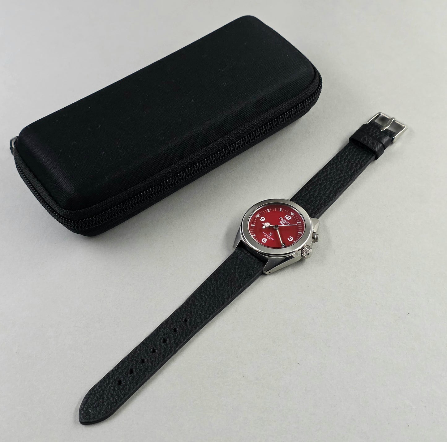 Seiko AGS SUS 5M22-6C30 A Red-Dialled Rare