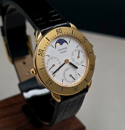 Seiko Avenue Moon Phase Ref. 7F38-6250