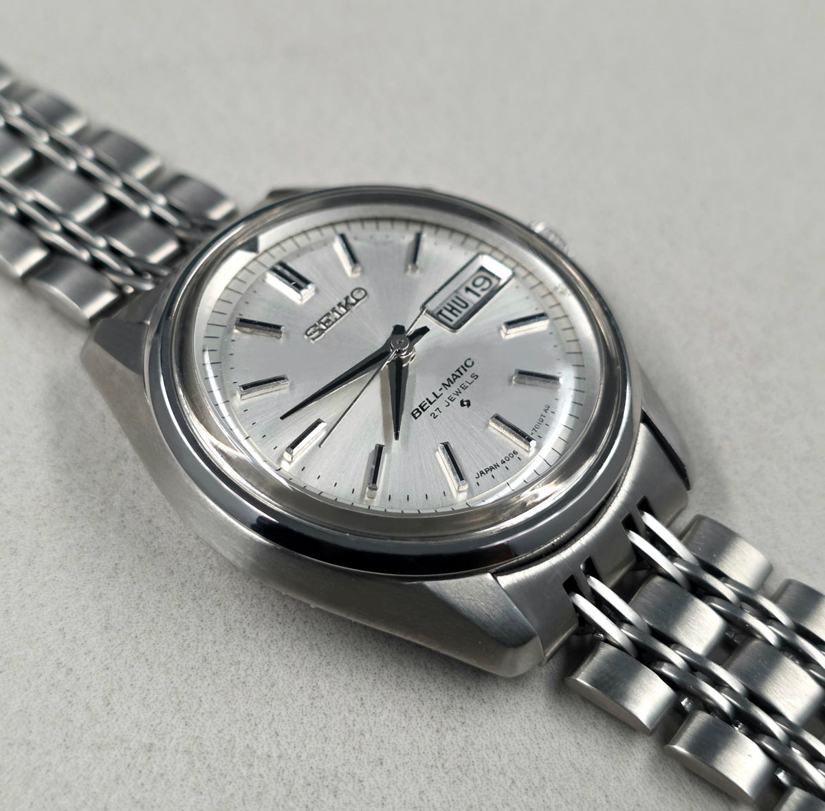 Seiko Bell-Matic 4006-7012 - April 1972