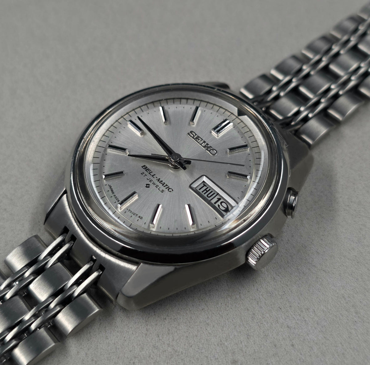 Seiko Bell-Matic 4006-7012 - April 1972