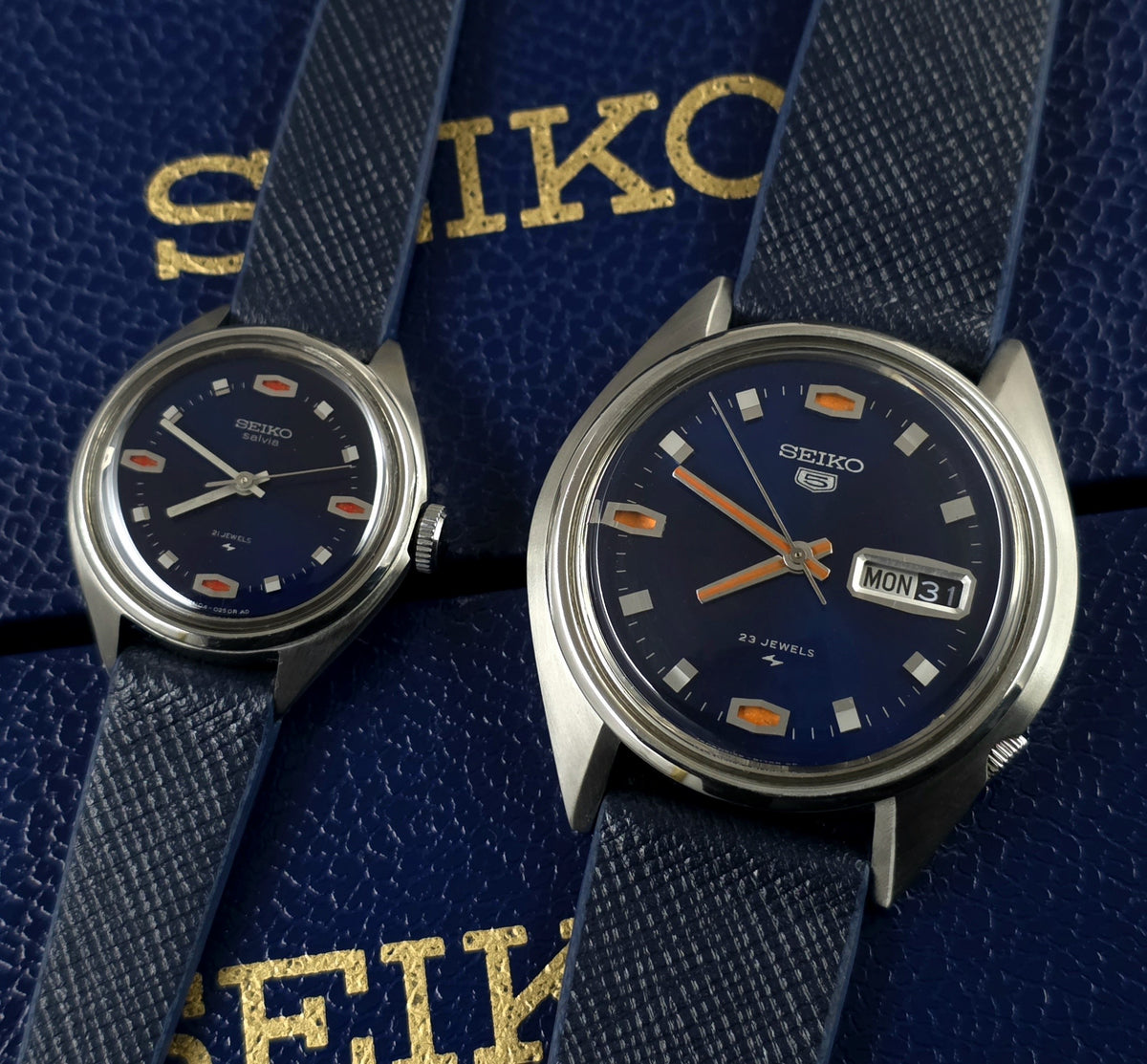 Seiko 5 Automatic 5126-8110 & Seiko Salvia 1104-0100