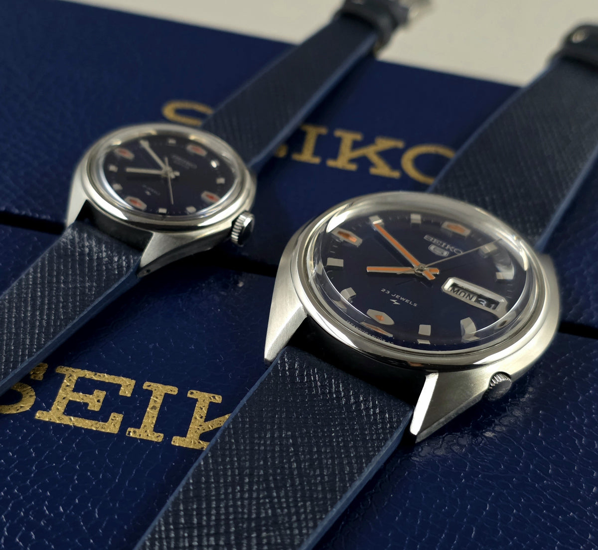 Seiko 5 Automatic 5126-8110 & Seiko Salvia 1104-0100